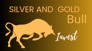 silver gold bull